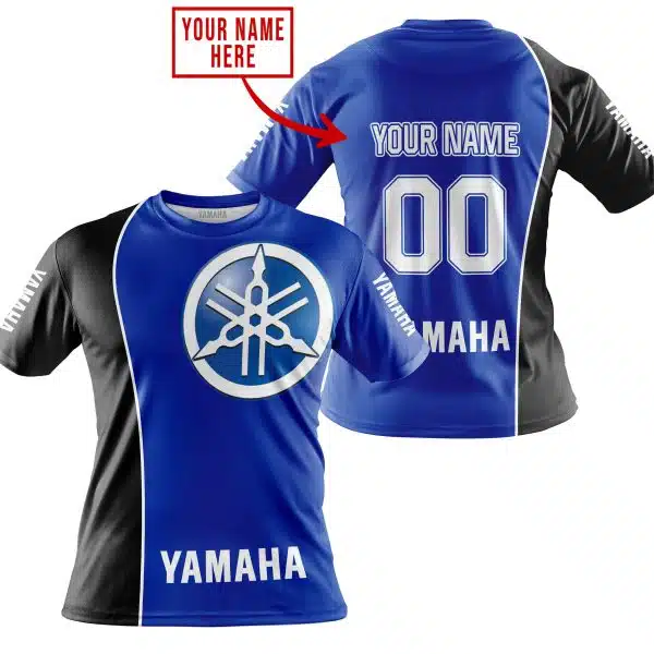 Limited Edition - Custom Name Motocrocss V2 - Yamaha - Blue - Image 3