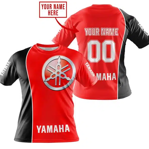 Limited Edition - Custom Name Motocrocss V2 - Yamaha - Red - Image 3
