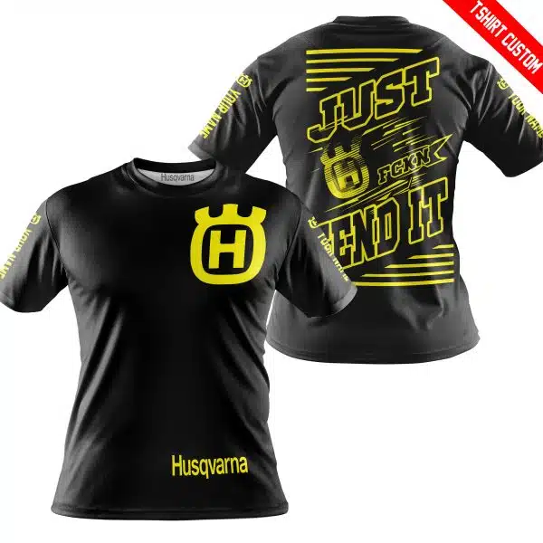 Premium Just Fckn Gonna Send It - Custom Name - Husqvarna - Yellow Black - Image 8