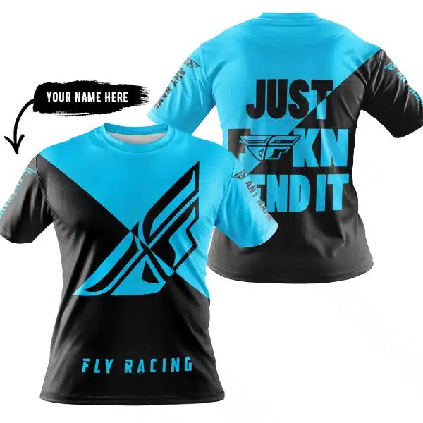Just Fkcn Send It - 3d All Over Printed - Fly Racing Sky Blue - Image 5