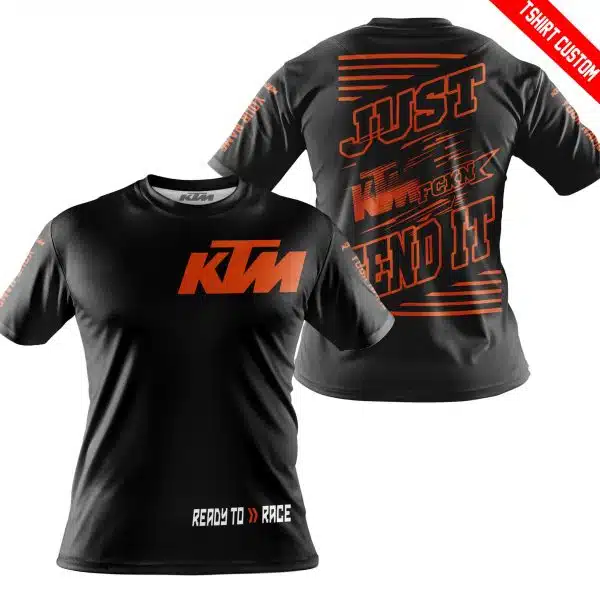 Premium Just Fckn Gonna Send It - Custom Name - Ktm Racing - Orange Black - Image 8