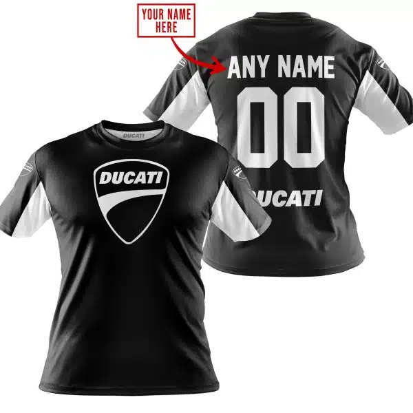 Custom Name Racing - Limited Edition - Ducati - White - Image 4