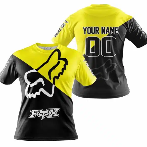 Premium Gift - Custom Name - Fox Racing - Yellow - Image 3
