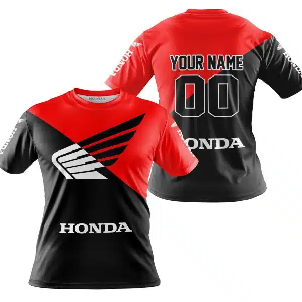 Premium Gift - Custom Name - Honda - Red - Image 3