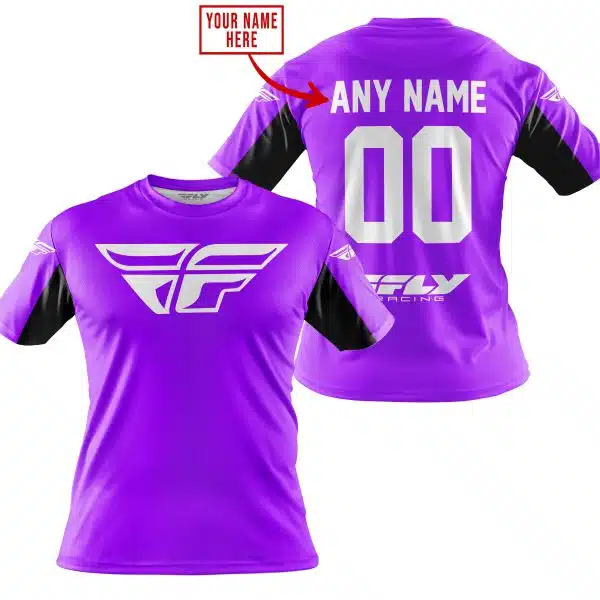 Custom Name Racing - Limited Edition - Fly Racing- Purple V2 - Image 4