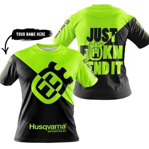 Just Fkcn Send It - 3d All Over Printed - Husqvarna Neon - Image 3