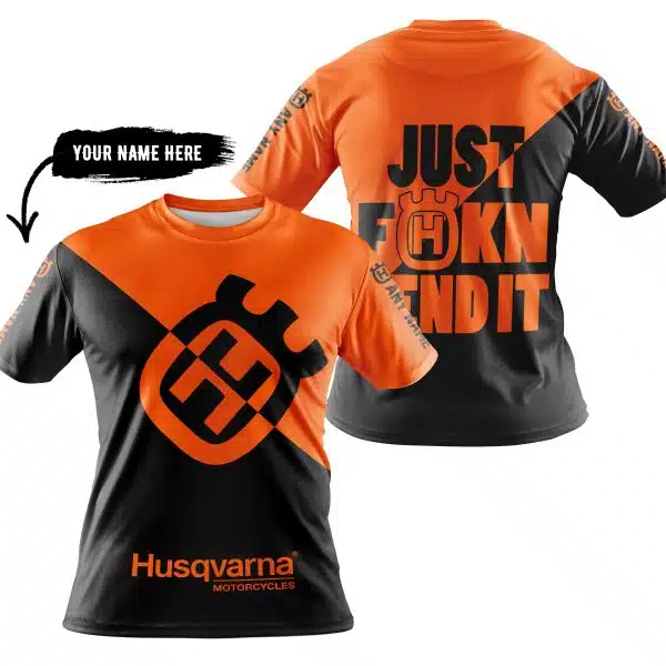 Just Fkcn Send It - 3d All Over Printed - Husqvarna Orange - Image 5