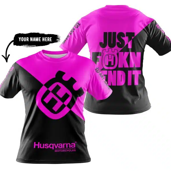 Just Fkcn Send It - 3d All Over Printed - Husqvarna Pink - Image 3