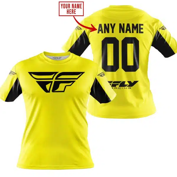 Custom Name Racing - Limited Edition - Fly Racing- Yellow V2 - Image 4