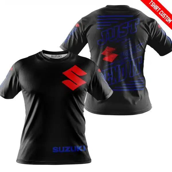 Premium Just Fckn Gonna Send It - Custom Name - Suzuki - Blue Black - Image 8