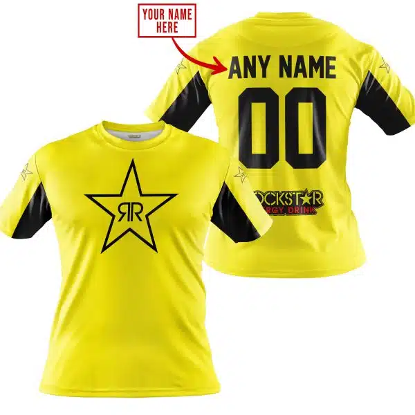 Custom Name Racing - Limited Edition - Rockstar V2 - Yellow - Image 4