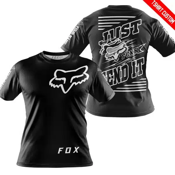 Premium Just Fckn Gonna Send It – Custom Name – Fox – Black - Image 3