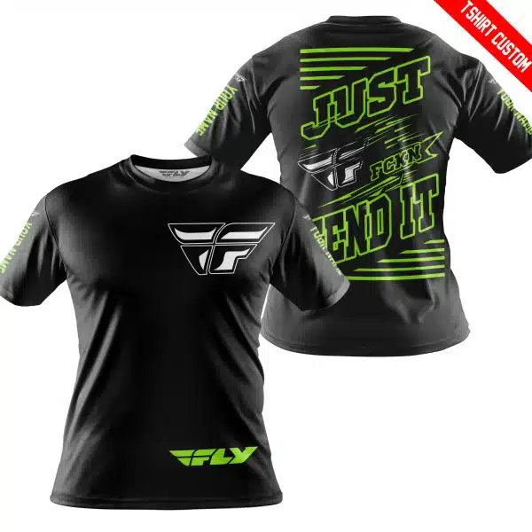 Premium Just Fckn Gonna Send It - Custom Name - Fly Racing - Green 1 Black - Image 8