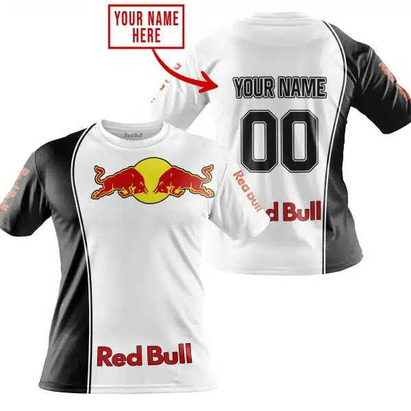 Limited Edition - Custom Name Motocrocss V2 - Red Bull - Image 3