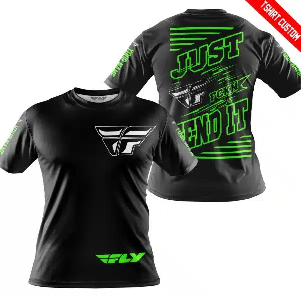 Premium Just Fckn Gonna Send It - Custom Name - Fly Racing - Green Black - Image 8