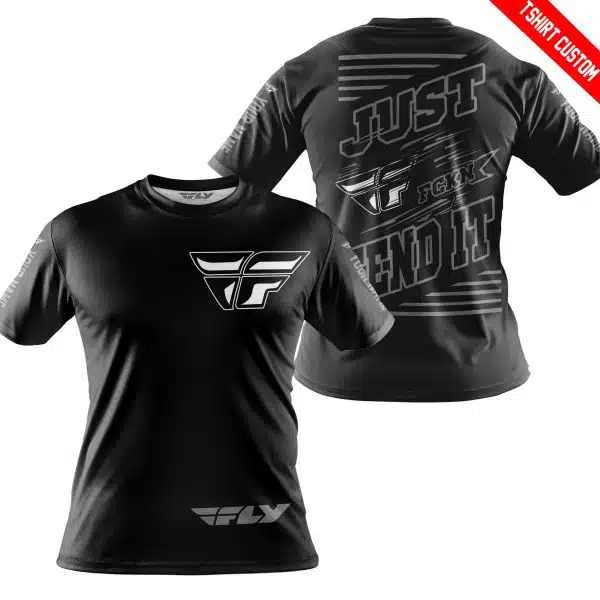 Premium Just Fckn Gonna Send It - Custom Name - Fly Racing - Grey Black - Image 8