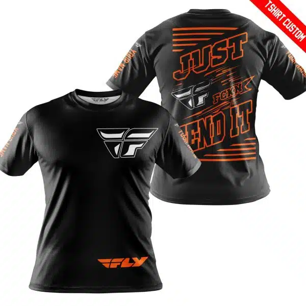 Premium Just Fckn Gonna Send It - Custom Name - Fly Racing - Orange Black - Image 8