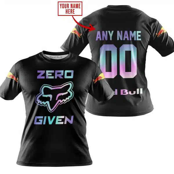 Zero Fox Given – Limited Edition – Red Bull – Black - Image 4