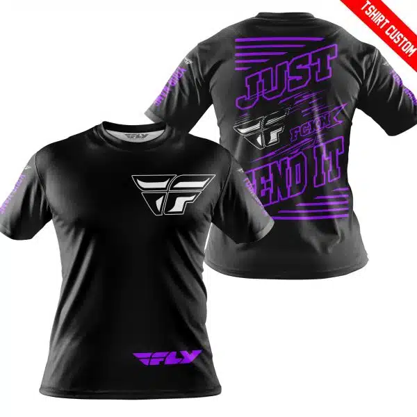 Premium Just Fckn Gonna Send It - Custom Name - Fly Racing - Purple Black - Image 8