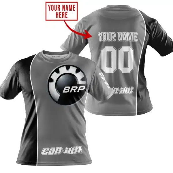 Limited Edition - Custom Name Motocrocss V2 - Can Am Grey - Image 3