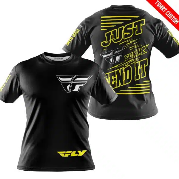 Premium Just Fckn Gonna Send It - Custom Name - Fly Racing - Yellow Black - Image 8
