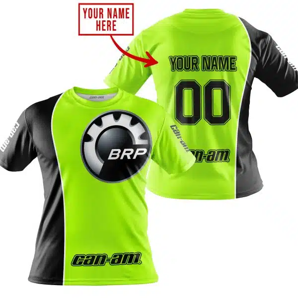Limited Edition - Custom Name Motocrocss V2 - Can Am Neon - Image 3