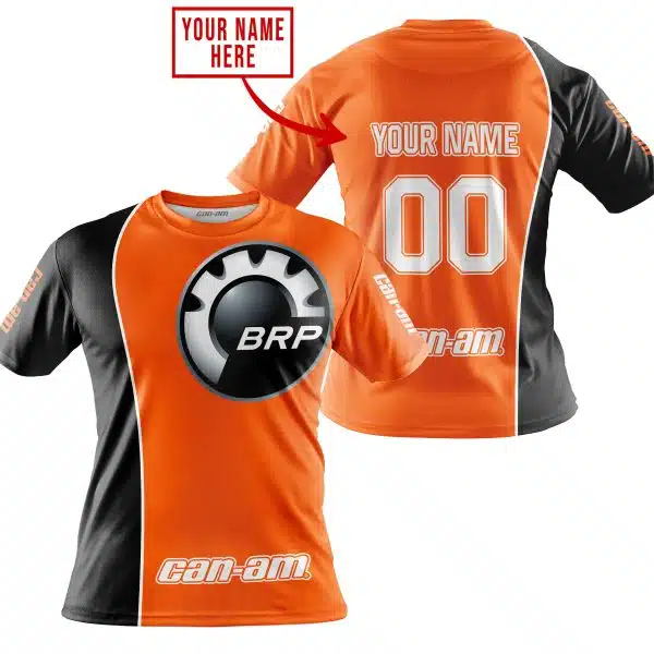 Limited Edition - Custom Name Motocrocss V2 - Can Am Orange - Image 3