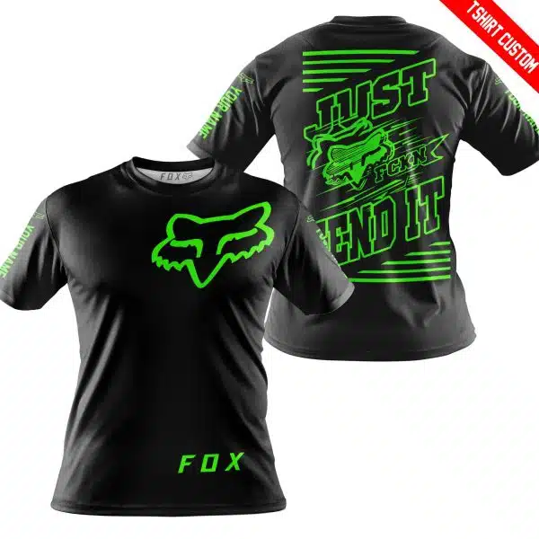 Premium Just Fckn Gonna Send It - Custom Name - Fox Racing - Green Black - Image 8