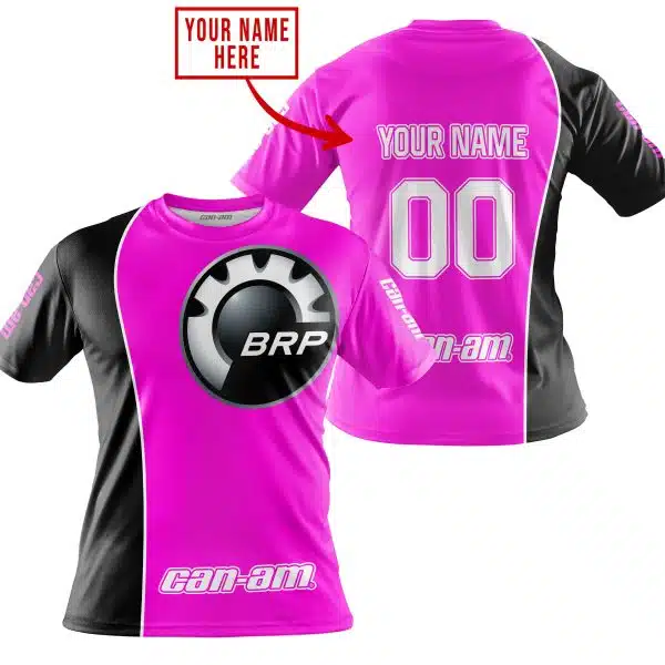Limited Edition - Custom Name Motocrocss V2 - Can Am Pink - Image 3