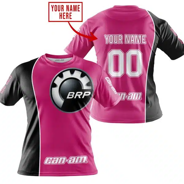 Limited Edition - Custom Name Motocrocss V2 - Can Am Pink 1 - Image 3