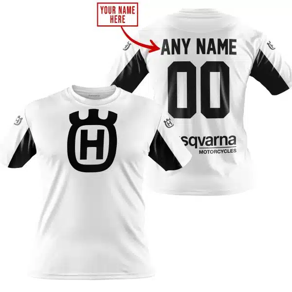 Custom Name Racing - Limited Edition - Husqvarna - White V2 - Image 4