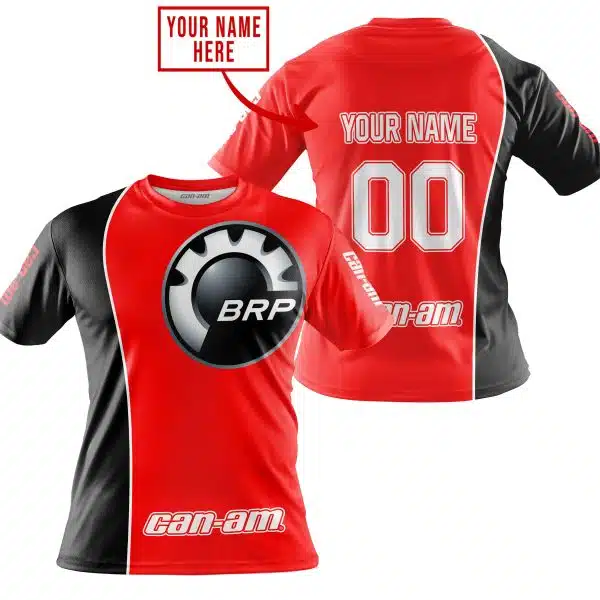 Limited Edition - Custom Name Motocrocss V2 - Can Am Red - Image 3