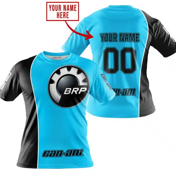 Limited Edition - Custom Name Motocrocss V2 - Can Am Sky Blue - Image 3