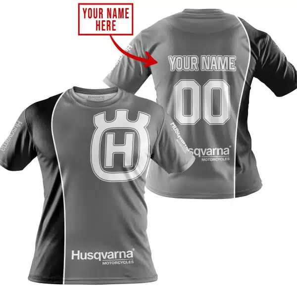 Limited Edition - Custom Name Motocrocss V2 - Husqvarna Grey - Image 3