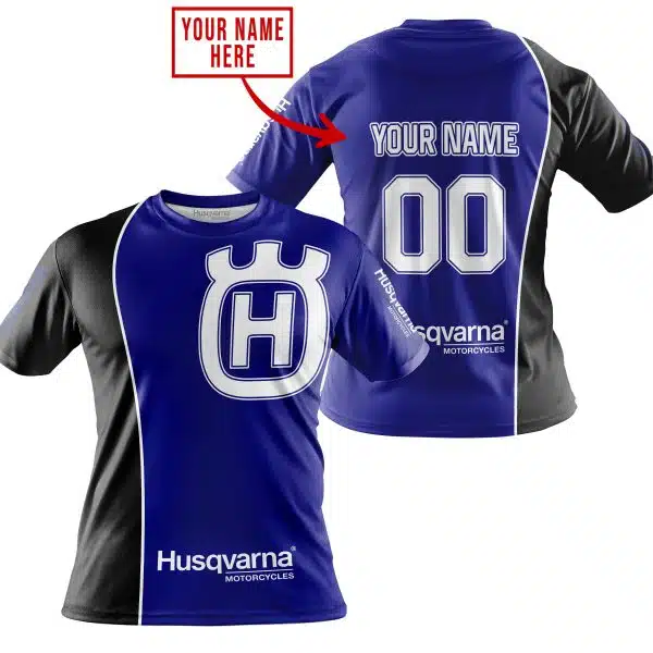 Limited Edition - Custom Name Motocrocss V2 - Husqvarna Navy - Image 3