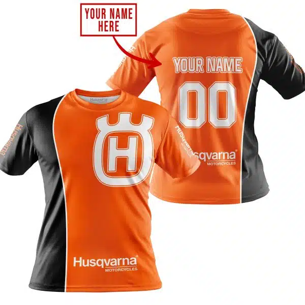 Limited Edition - Custom Name Motocrocss V2 - Husqvarna Orange - Image 3