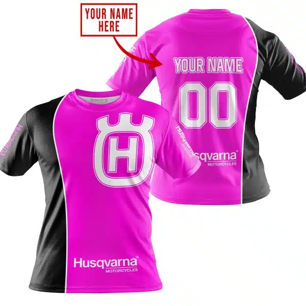 Limited Edition - Custom Name Motocrocss V2 - Husqvarna Pink - Image 3