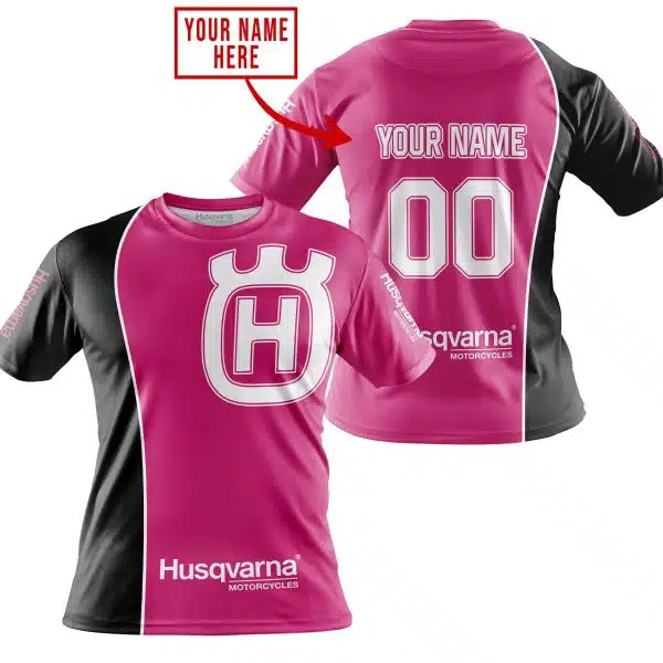 Limited Edition - Custom Name Motocrocss V2 - Husqvarna Pink 1 - Image 3