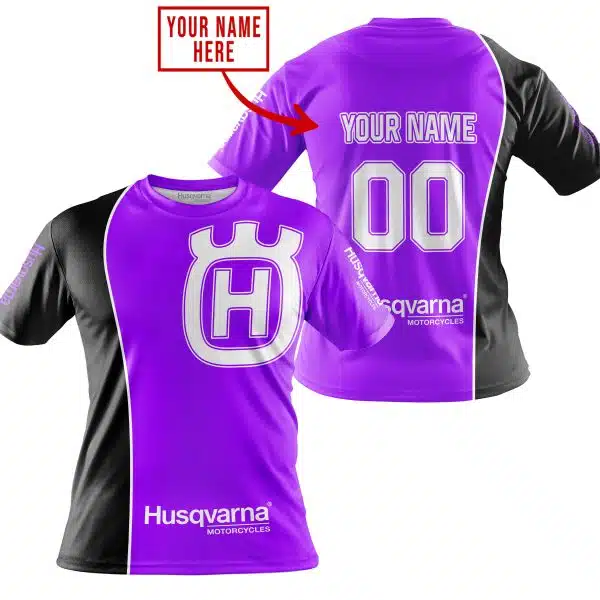 Limited Edition - Custom Name Motocrocss V2 - Husqvarna Purple - Image 3