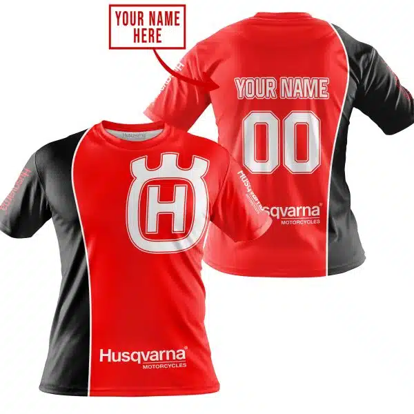 Limited Edition - Custom Name Motocrocss V2 - Husqvarna Red - Image 3