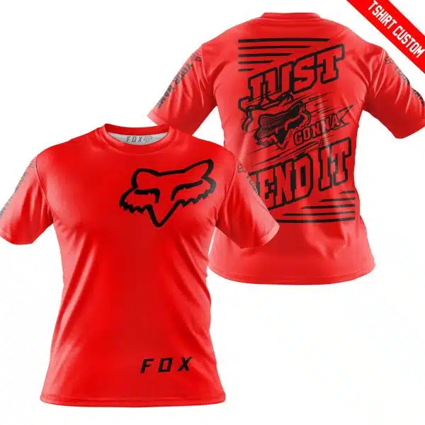 Premium Just Fckn Gonna Send It – Custom Name – Fox – Red - Image 4