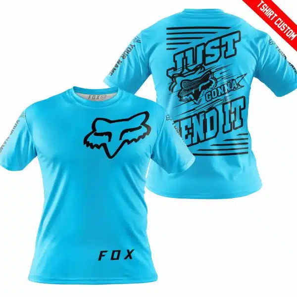 Premium Just Fckn Gonna Send It – Custom Name – Fox – Sky Blue - Image 5