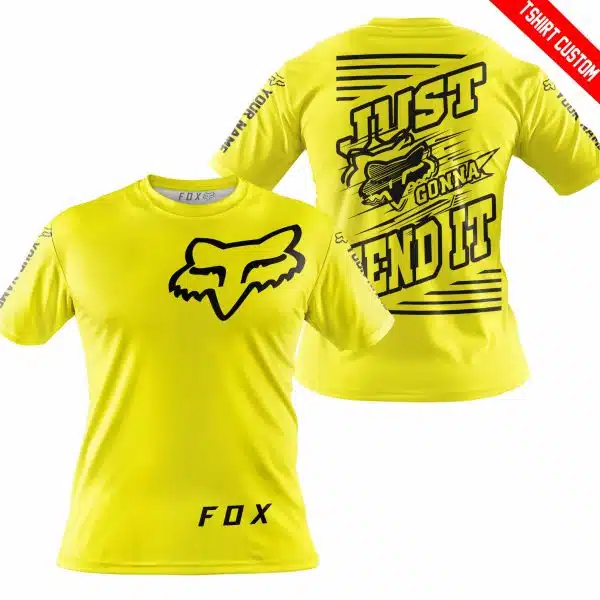 Premium Just Fckn Gonna Send It – Custom Name – Fox – Yellow - Image 3