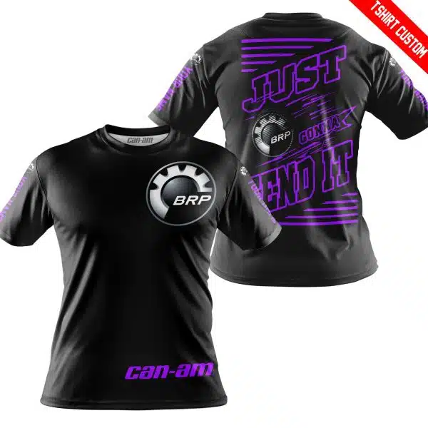 Premium Just Fckn Gonna Send It - Custom Name - Can Am - Purple Black - Image 7