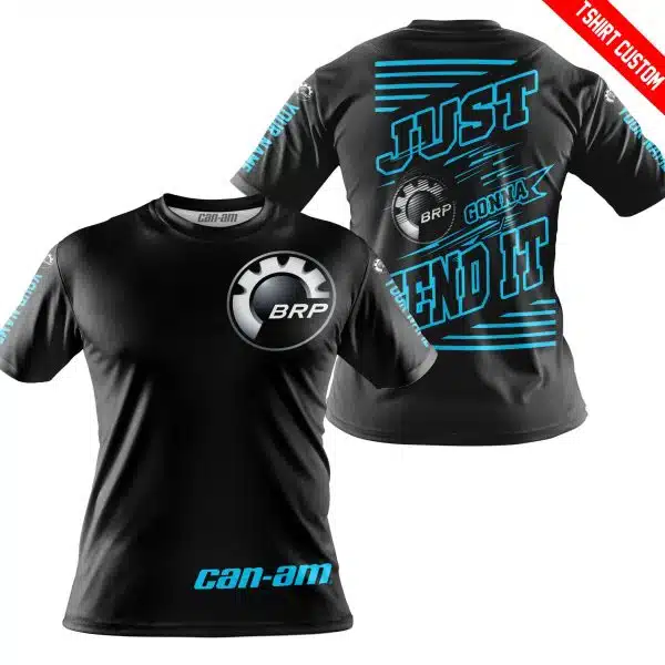 Premium Just Fckn Gonna Send It - Custom Name - Can Am - Sky Blue Black - Image 4