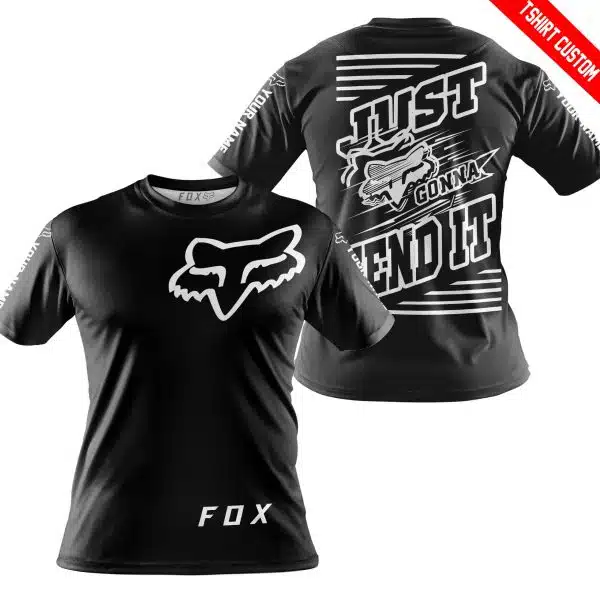 Premium Just Fckn Gonna Send It – Custom Name – Fox – Black - Image 4