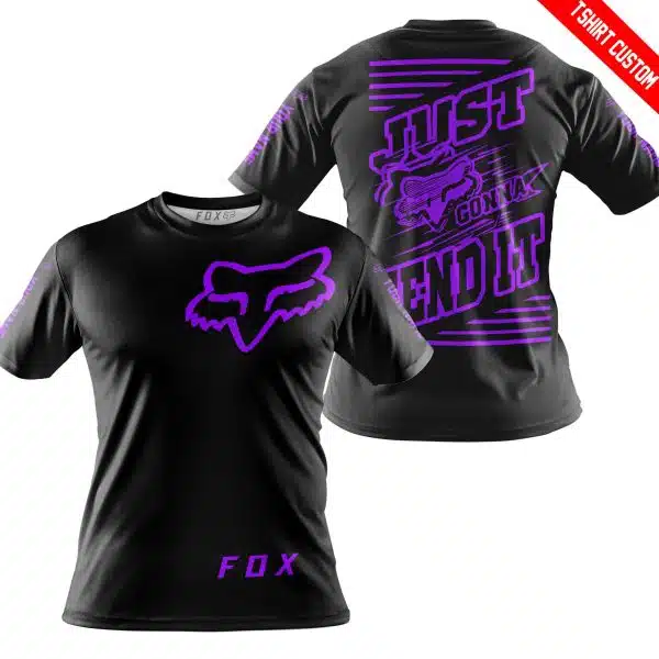 Premium Just Fckn Gonna Send It - Custom Name - Fox Racing - Purple Black - Image 7