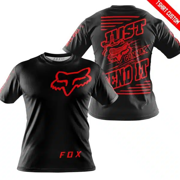 Premium Just Fckn Gonna Send It - Custom Name - Fox Racing - Red Black - Image 7