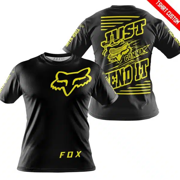 Premium Just Fckn Gonna Send It - Custom Name - Fox Racing - Yellow Black - Image 8