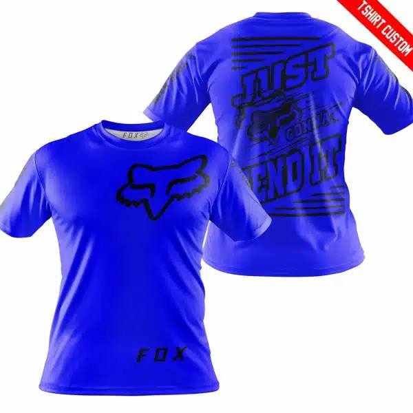 Premium Just Fckn Gonna Send It – Custom Name – Fox – Blue - Image 4